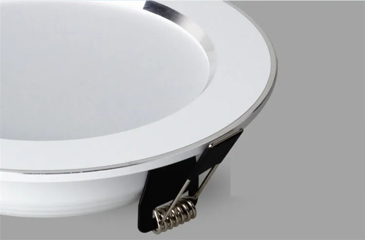 LED Panel Lamp 5w 7w 9w 12w 18w DownLight 230V RGB Downlight Aluminum indoor party bar ktv light Lamps Color Downlight black downlights