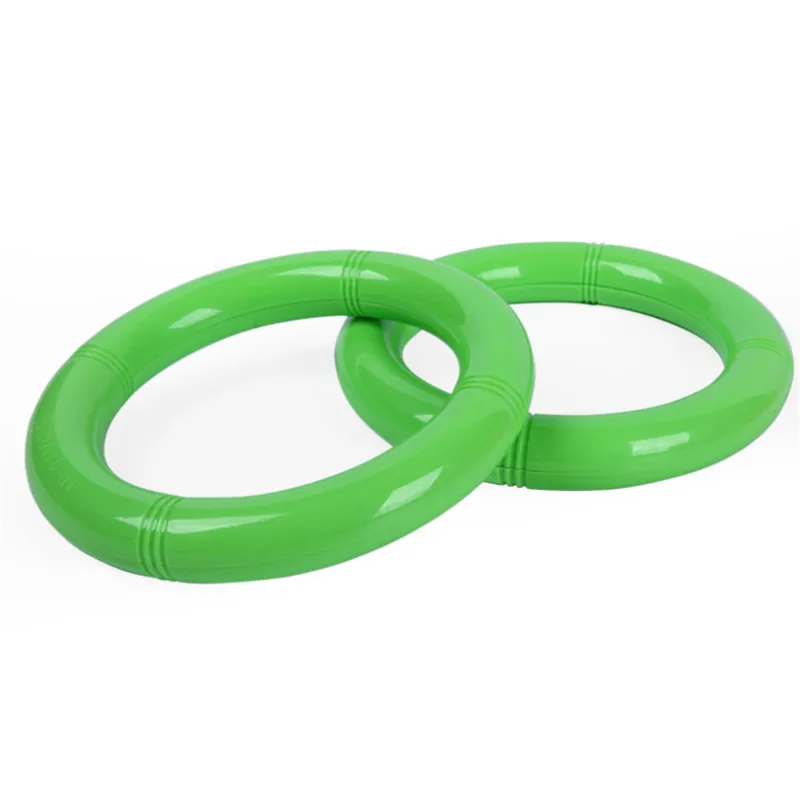 1 пара = 2 шт. Высокое качество 19,5 см пластик фитнес Gymanstic круг кольцо утренняя нагрузка для kindegarten детское кольцо