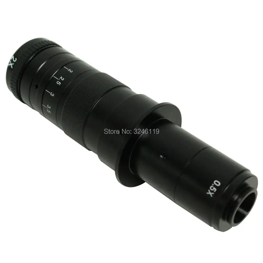 

10X~360X Adjustable Magnification 25mm Zoom C-mount Lens 0.7X~4.5X Industry Microscope HDMI VGA USB Camera Eyepiece Magnifier