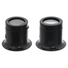 Magnifier Jeweler Loupe 10x Eye Len Monocular Magnifying Glass Loupe Lens Watch Repair Kit Tools Jeweler Watch Magnifier Tool monocular magnifying glass with led light measuring 10x jeweler tool eye reading magnifier eyewear different lens choices