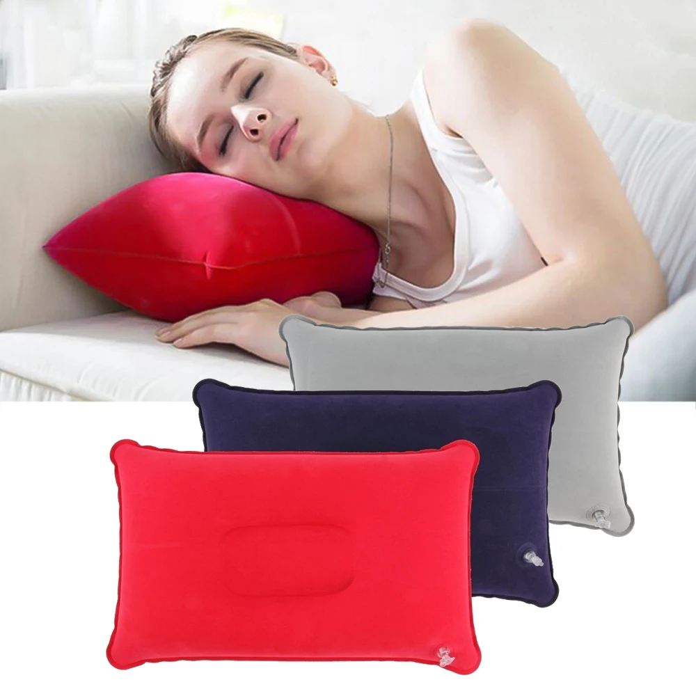 

Folding Air Pillow Ultralight Inflatable Compressible Inflating Small Travel Pillows For Sleeping Head Rest Comfortable Trip