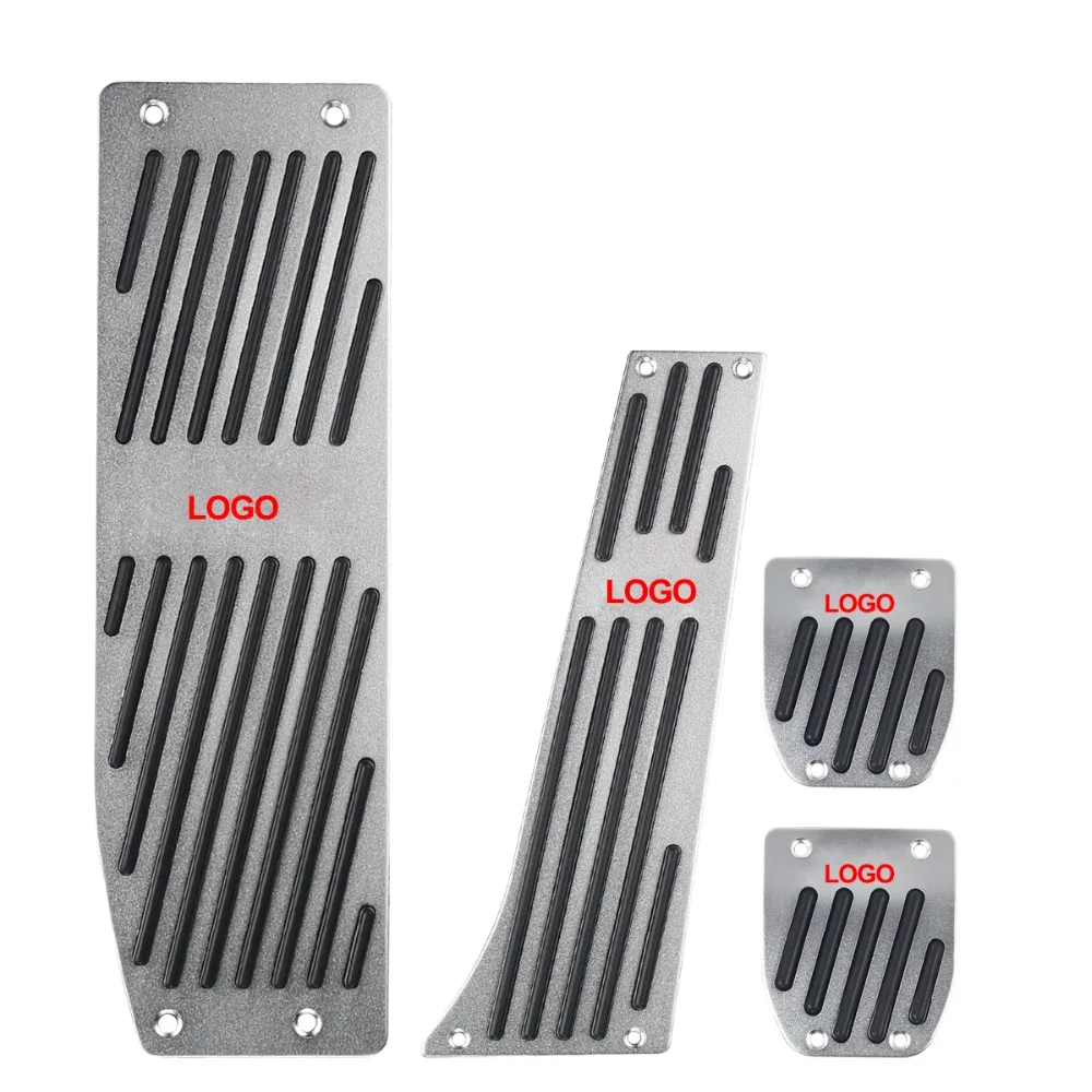 Goede Brake Brandstof Gas Pedaal Voetsteun Pad Antislip Covers Voor BMW X1 E30 E36 E46 E90 E87 E92 e93 met M Logo