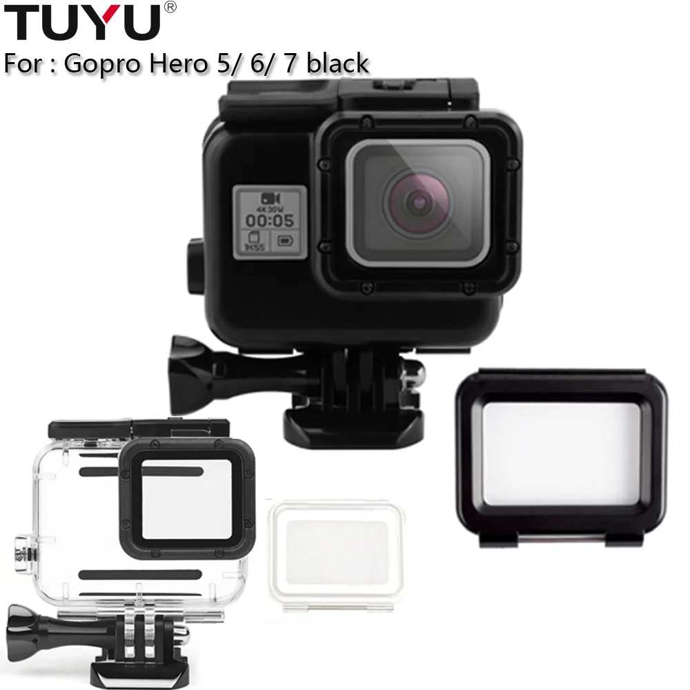 Аксессуары TUYU для Gopro Hero 7 6 5 водонепроницаемый защитный чехол дайвинга на 45 м