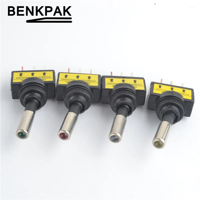 

1PCS 12V 20A Car Auto LED Light Toggle Rocker Switch 3Pin SPST ON/OFF