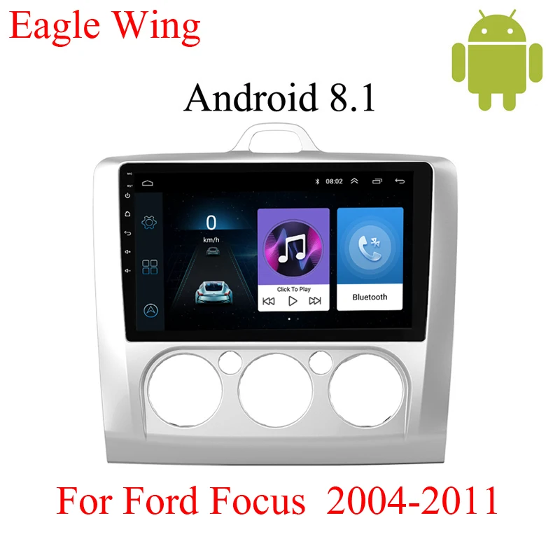 Android 8 1 автомобильный dvd плеер для Ford Focus 2004 2011 Автомобильный Радио gps с