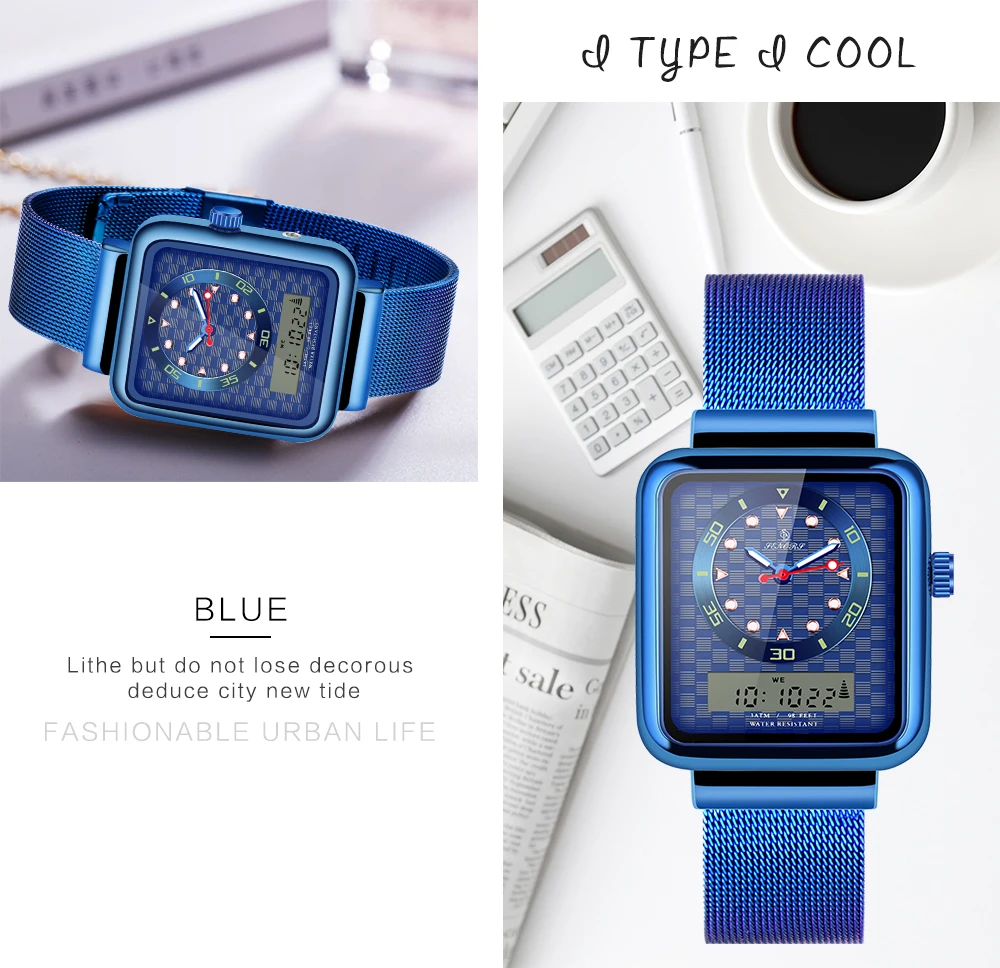 Watch Men Dual Display Watch Men Sport Luxury Watch Male (14)