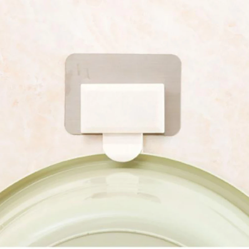 Mounted wall hook Storage Hook Wall Washbasin Hook Kitchen Creative Without Scar Hanger Bathroom Strong Wall Hanging Basin Rack