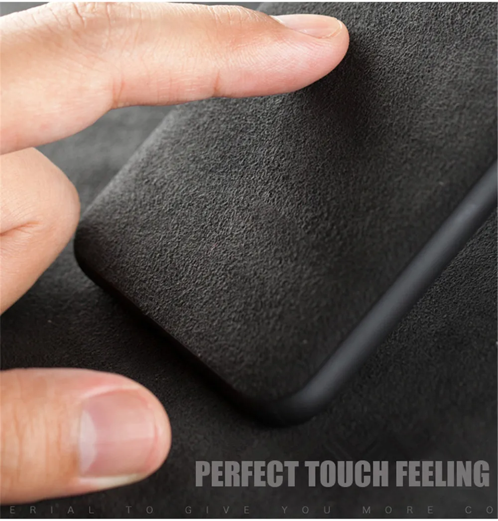 יוקרה טלפון מקרה עבור Oneplus 8 7T 5 T 5 T 6 6T אחד בתוספת 7 פרו 7Pro זמש עור רך סיליקון מט כיסוי אחורי עמיד הלם Funda best iphone 11 Pro Max case