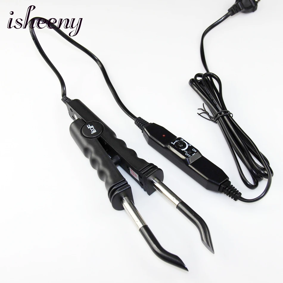 Professional Fusion Hair Connector L-618 Adjustable Hair Extension Hot Iron Tool For U/V/Flat Tip Human Hair Extensions