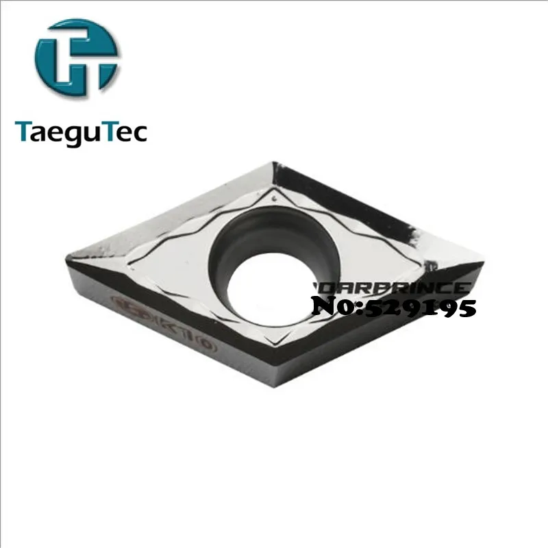 Taegutec DCGT11T302-FL DCGT11T304-FL DCGT11T308-FL K10 10 шт. ЧПУ токарные станки DCGT 11T302 11T304 карбидная вставка для токарного станка резак