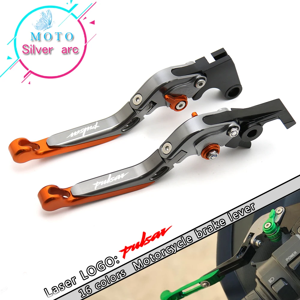 CNC Motorcycle Brake Clutch Levers For Bajaj Pulsar 200 NS 2012 2017