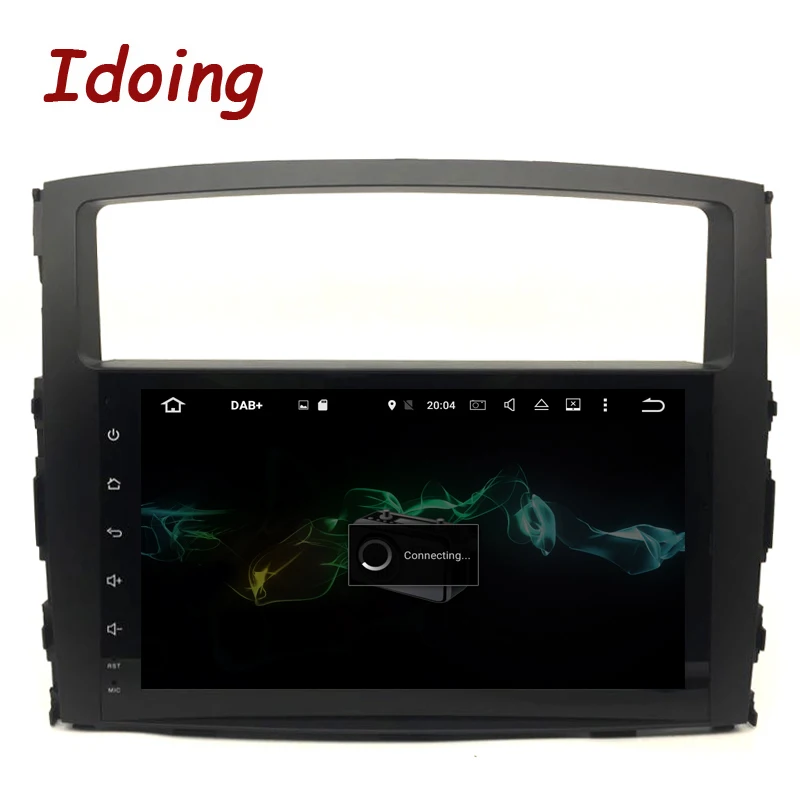 Top Idoing 2Din Steering-Wheel Car DVD Multimedia Video Player For MITSUBISHI PAJERO V97 Android7.1 Car GPS Navigation 4Core 2G+16G 4
