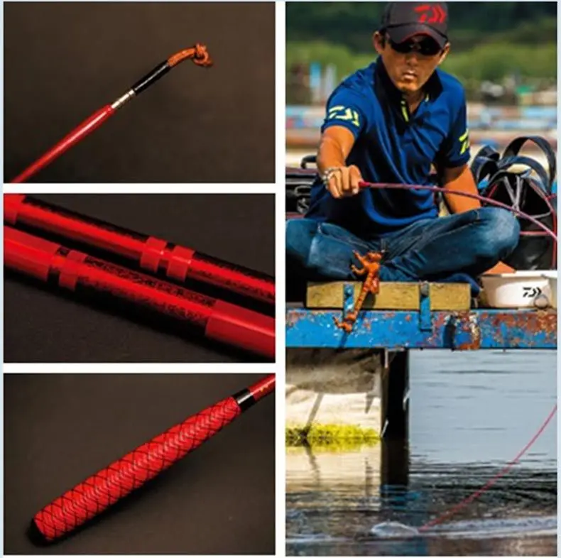Vara de Pesca da Carpa Vara de Pesca Seção de Inserção de Carbono por Seção Haste de Extensão Ultra-leve Ultra-fino Duro Taiwan Paralela 28 Tom 19 ultra-leve ultra-fino duro taiwan vara de pesca