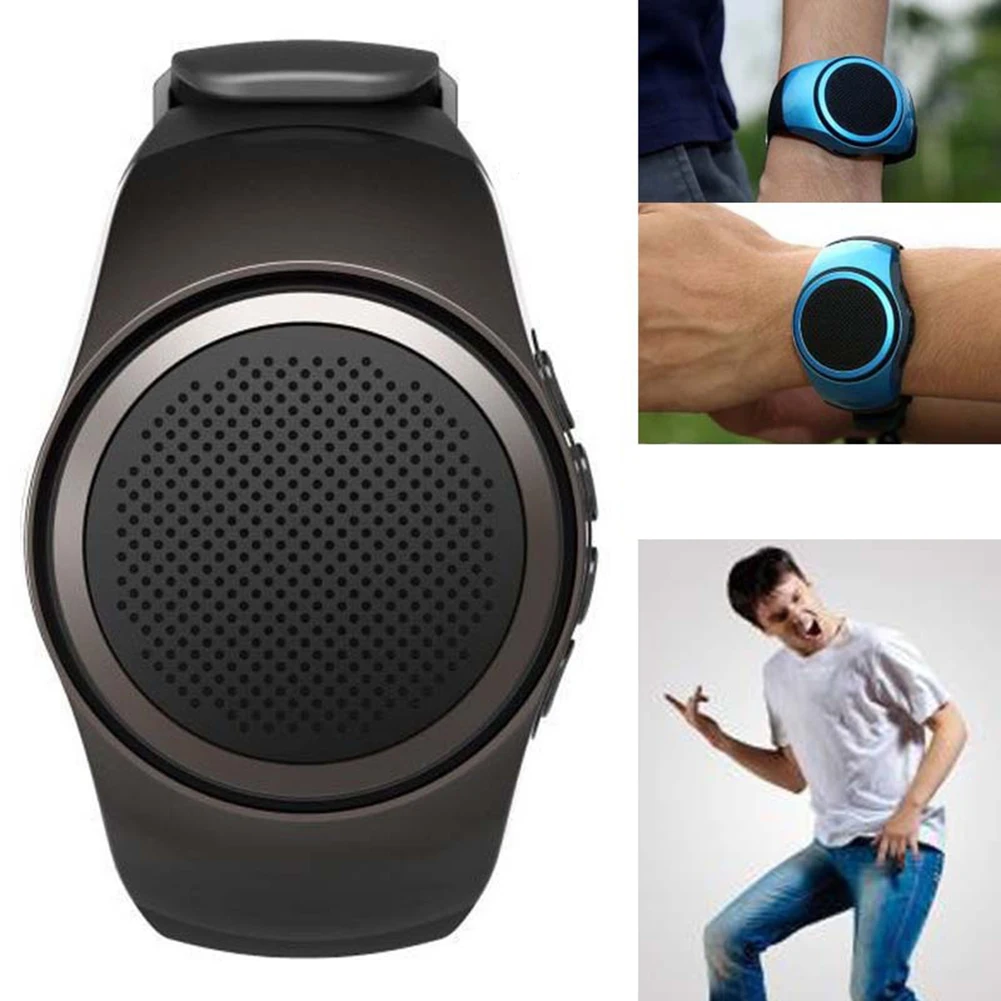 

Mini Wireless Wrist Watch Speakers Outdoor Portable Bluetooth Audio Sport Watch