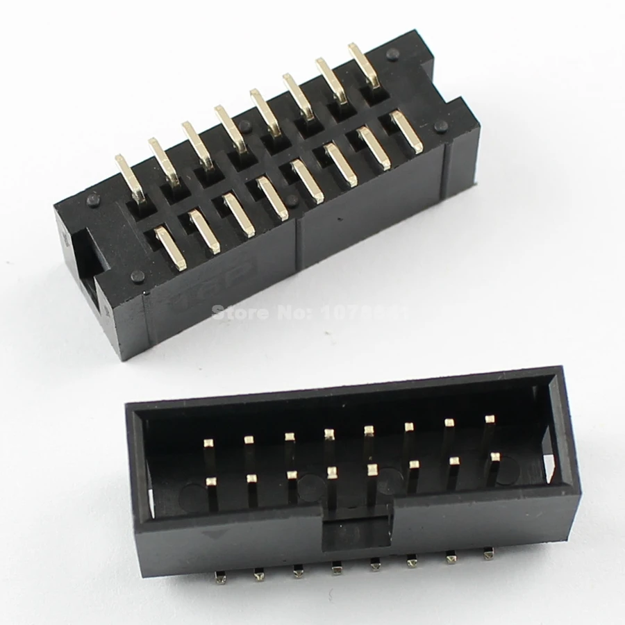 100 шт. в партии 2 54 мм Шаг 2x8 Pin 16 SMT SMD Штекерный кожух IDC коробка разъем|connector