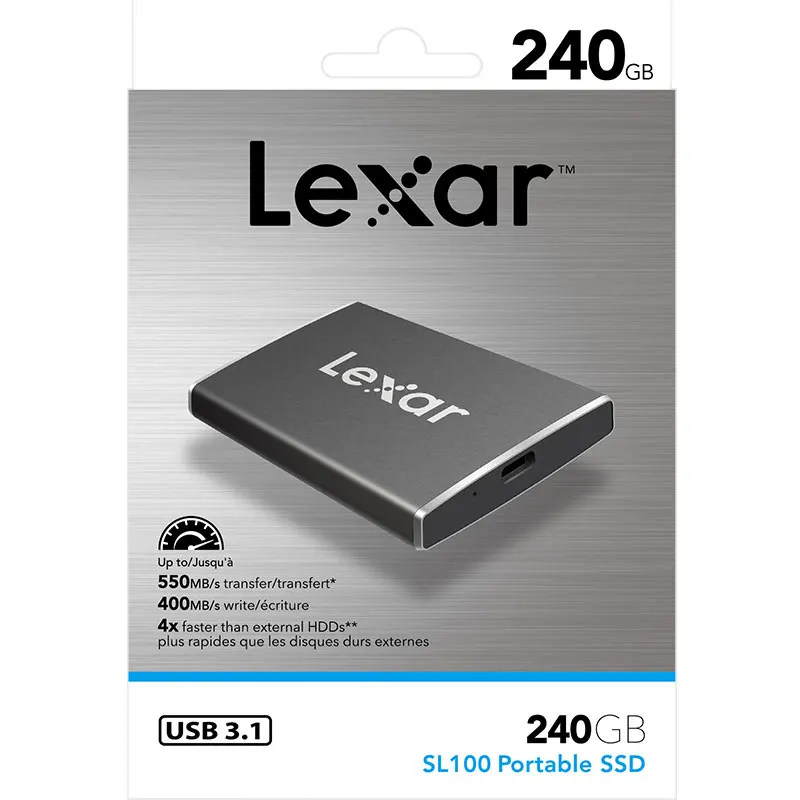 Новинка Lexar портативный SSD Disco Solido Externo 512 ГБ USB 3,0 диск USB HD для планшета компьютера ноутбука дропшиппинг