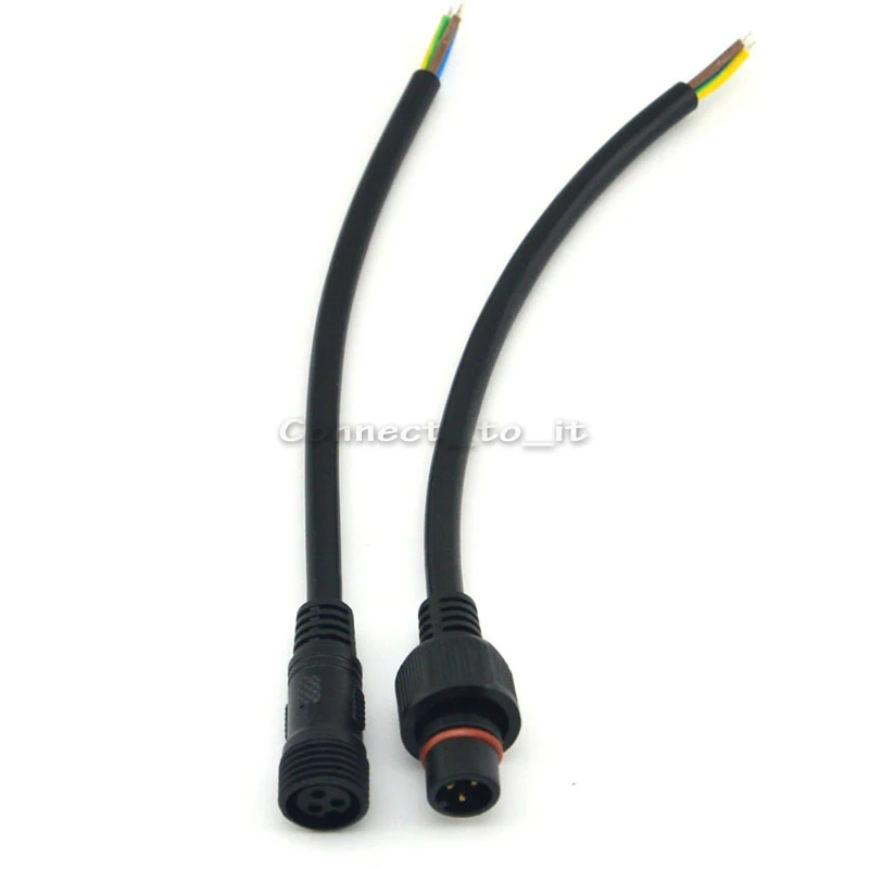 

Free shipping (10sets\lot)M14 3x0.75 SQMM 3 Pin Waterproof LED Light Strips Connector Cable 40cm/16In