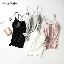 Женская Бесшовная майка с тонкими бретельками, черное сексуальное кружевное одноцветное на бретелях, безрукавка, беспроводной мягкий топик размера плюс для женщин белого цвета