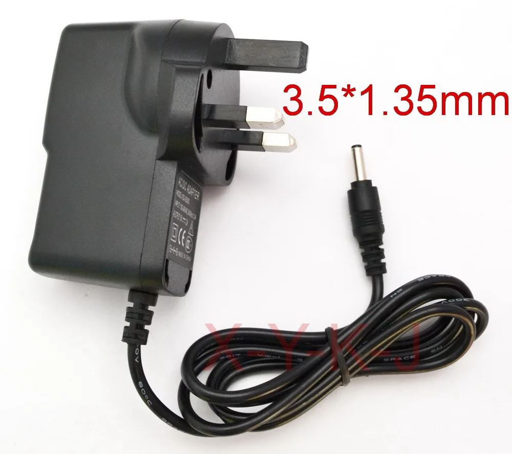 UK AC 100V-240V DC 7.5V 1A Switching Power Cable 1000mA Adaptor 2.1mm x 5.5mm 