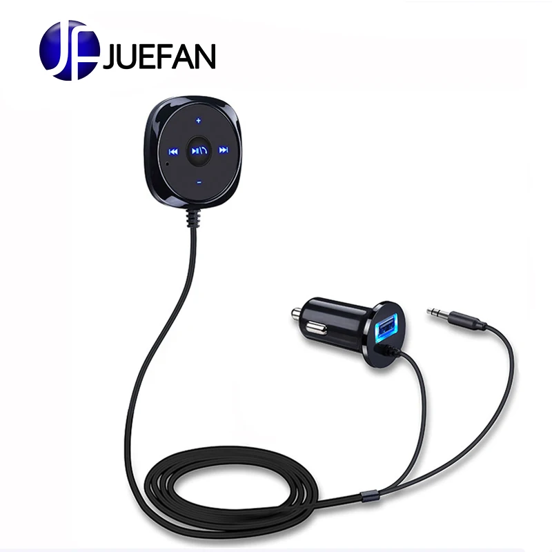 Новый Bluetooth AUX 3 5 мм 12 в автомобильный комплект с USB Автомобильное зарядное
