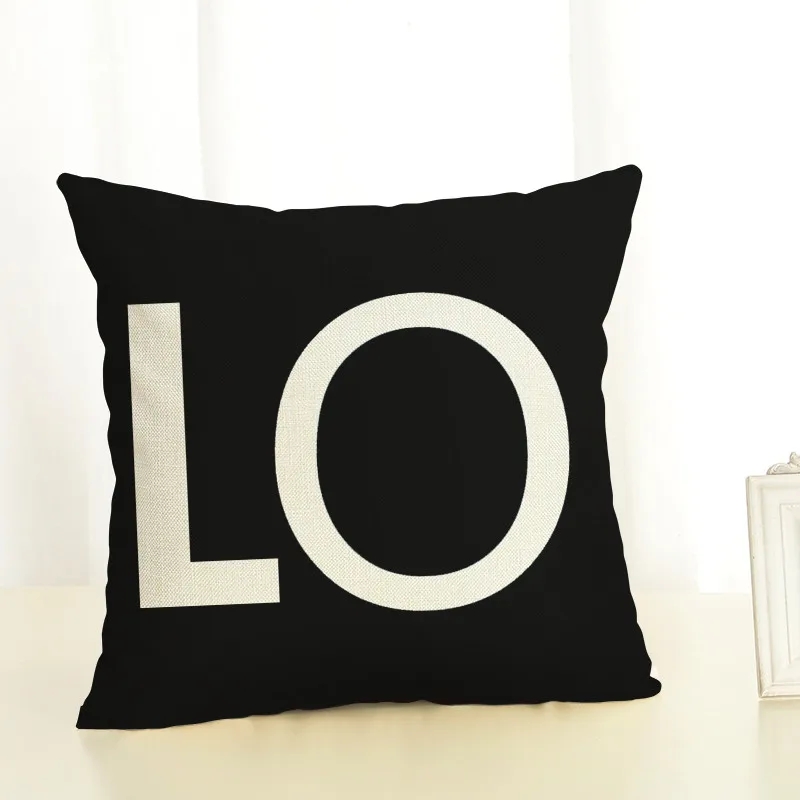 

RECOLOUR fashion love hearts cushion cover sofa home decorative pillow covers cojines decorativos para sofa 45*45cm