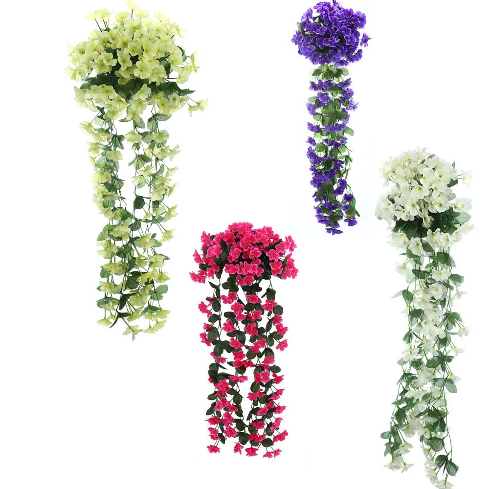 Vine Flowers Artificial Flowers Hanging Artificial Silk Flowers for