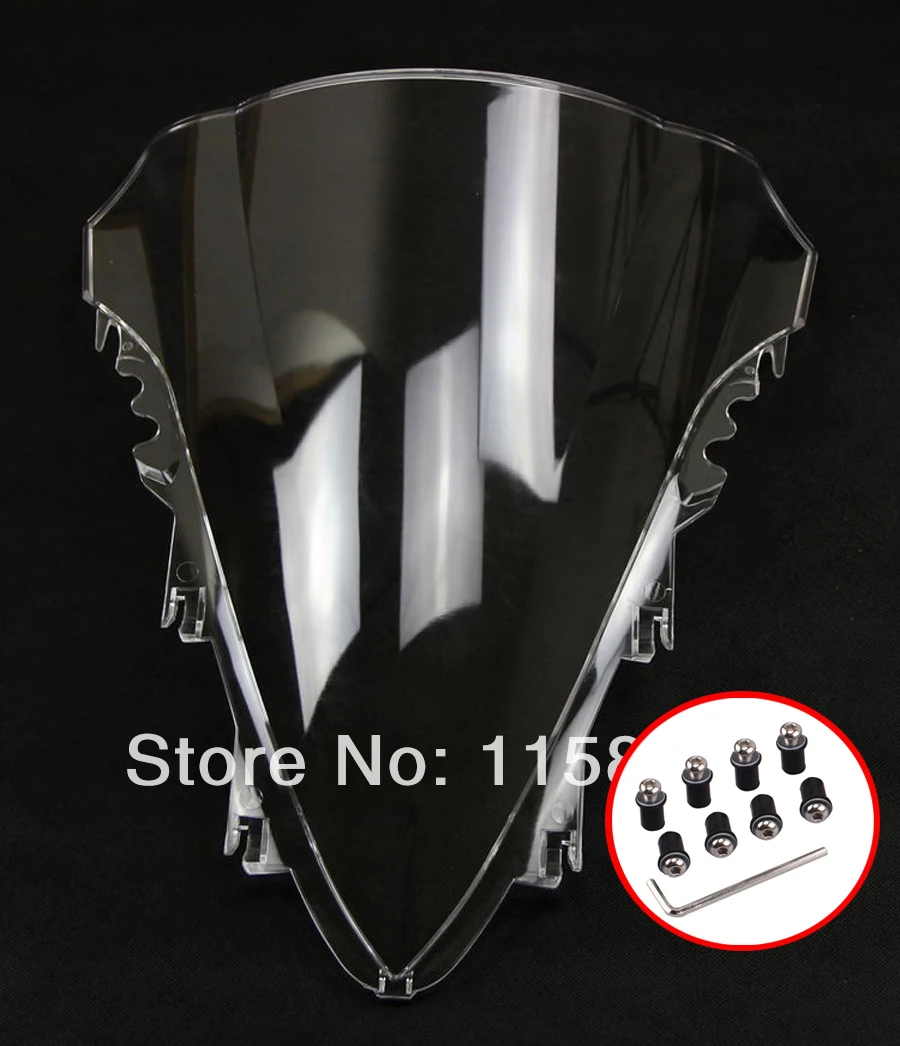 

Clear motorcycle Windscreen Windshield case For Yamaha YZF R1 2007 2008