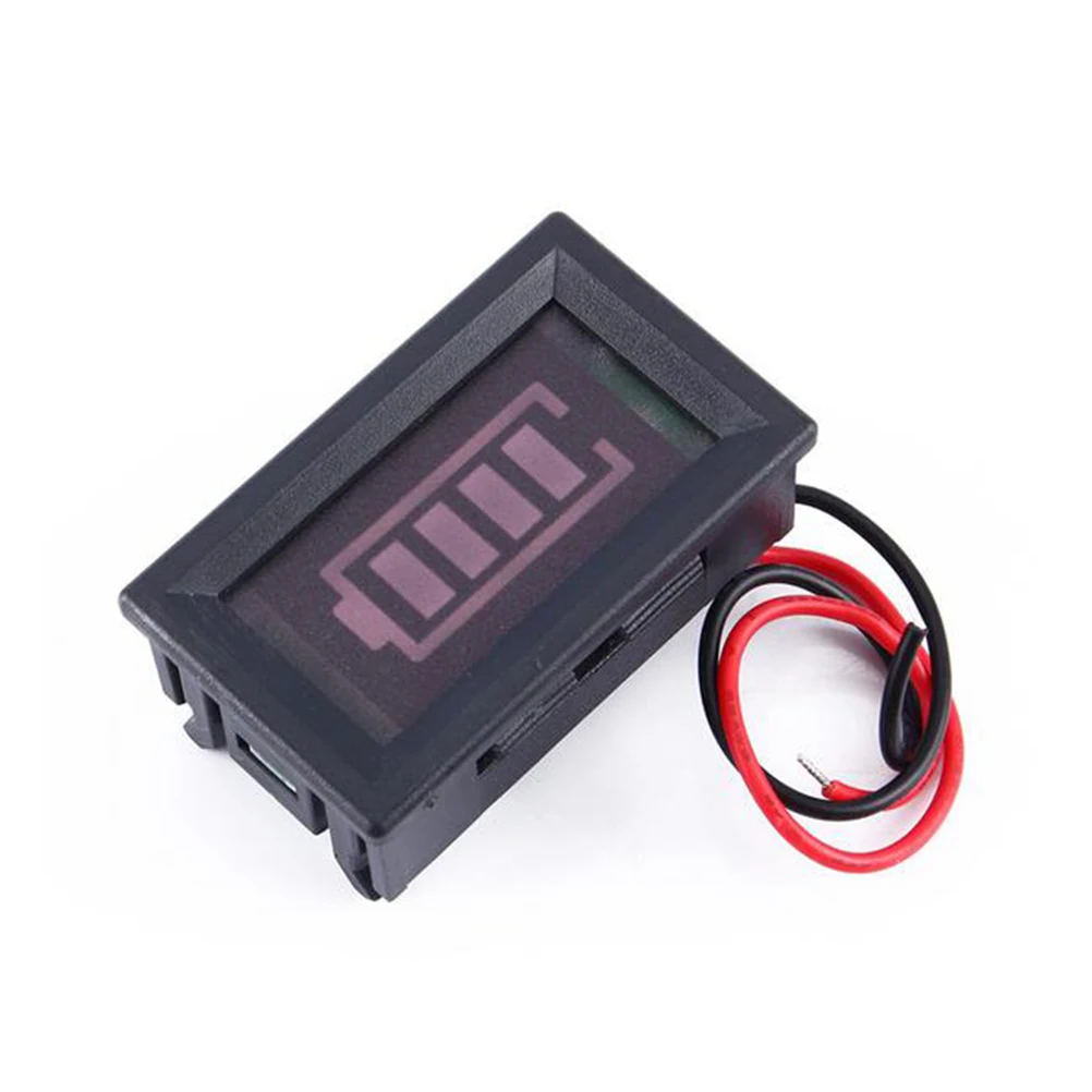 12V Светодиодный индикатор батареи измерительный прибор для свинцово-кислотной батареи