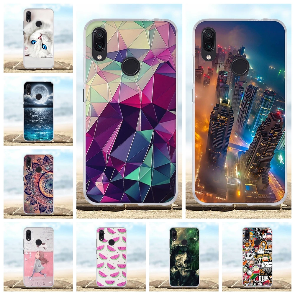 

For Xiaomi Redmi Note 7 Pro Case Silicone Cover Xiomi Xioami Redmi Note 7 Case Cute Funda For Redmi Note 7 Pro Note7 Phone Cases