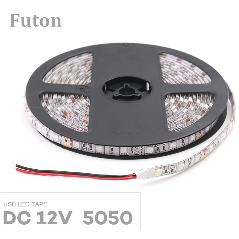 

DC12V LED Light Strip SMD5050 Waterproof Flexible LED Tape For TV Backlight,Under Cabinet/bed,night light and DIY