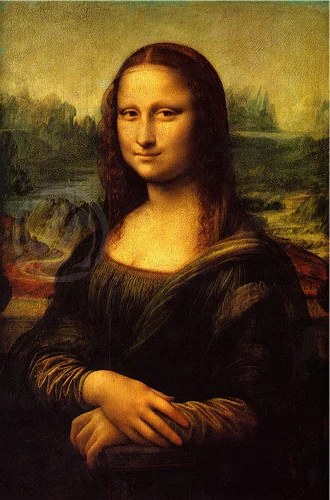 

Canvas Poster Silk Fabric New style The Mona Lisa Poster Leonardo Da Vinci painting DIY poster the best gift for kids room