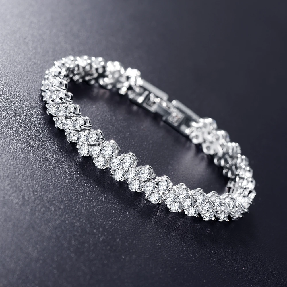 Engagement Bracelet Best Bracelets Lzeshine Unique Wedding Engagement Bracelet Jewelry Aaa Clear Color