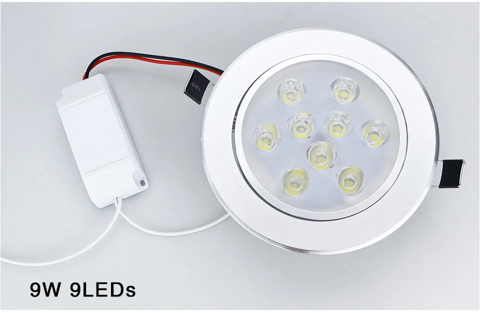 LED Downlight 3W 5W 7W 9W 12W 15W Round Recessed Lamp  Kitchen Indoor LED Spotlight (27)