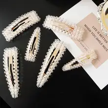 Модные корейские прямоугольные водяные заколки для волос в форме капли Винтажные заколки для волос хрустальные металлические аксессуары для волос свежие заколки для волос Инструменты для укладки