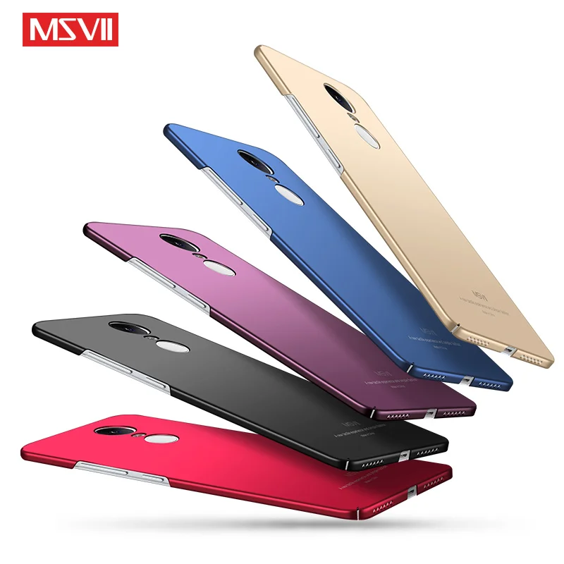 Чехол MSVII для Xiaomi Redmi Note 4X чехол Xaomi 4 Global pro Ультратонкий матовый с полной защитой