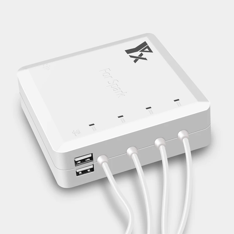 6 in 1 Battery Charger 4 Port Battery & 2 USB Port Remote Control phone tablet Charge Charging For DJI Spark Drone Accessories 1 (2)