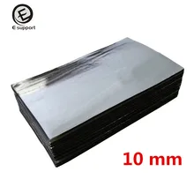 6 Sheets/lot Car Sound Proofing Deadening Insulation Heat 10mm Foam Glass Fibre Auto Interior Accessories Acoustic Soundproofing
