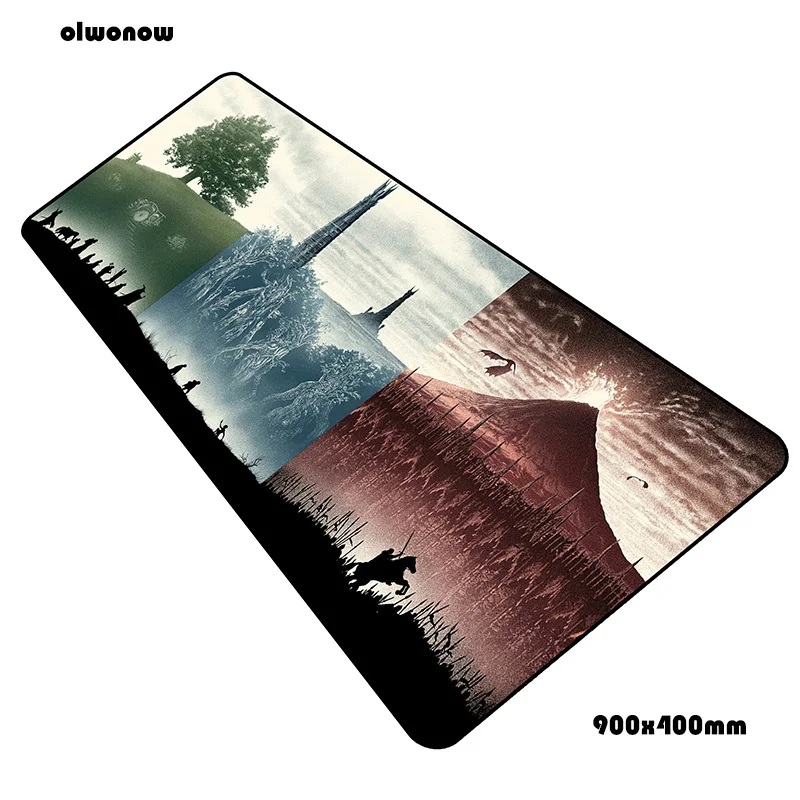 Size 900x400x3mm Коврик для мыши "Властелин колец" 900x400x3 мм, игровой коврик для мыши, модный коврик для мыши для геймера, крутой коврик для мыши, notbook, pc - Цвет: Size 900x400x3mm