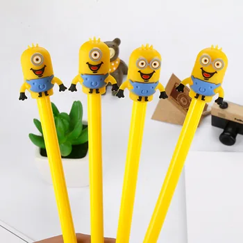 

36 Pcs/lot Cartoon Gel Pens Cute eye 0.5 mm black ink neutal Pens Office School writing Supplies Stationery gift