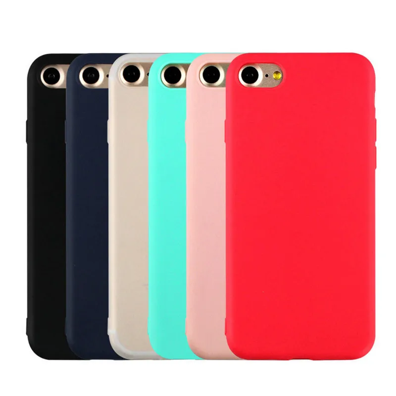 

Macarons Candy Color TPU Silicone Frosted Matte Case for iPhone 7 6 6S Plus 5 5S Soft Back Cover for iPhone 6Plus 7Plus Cases