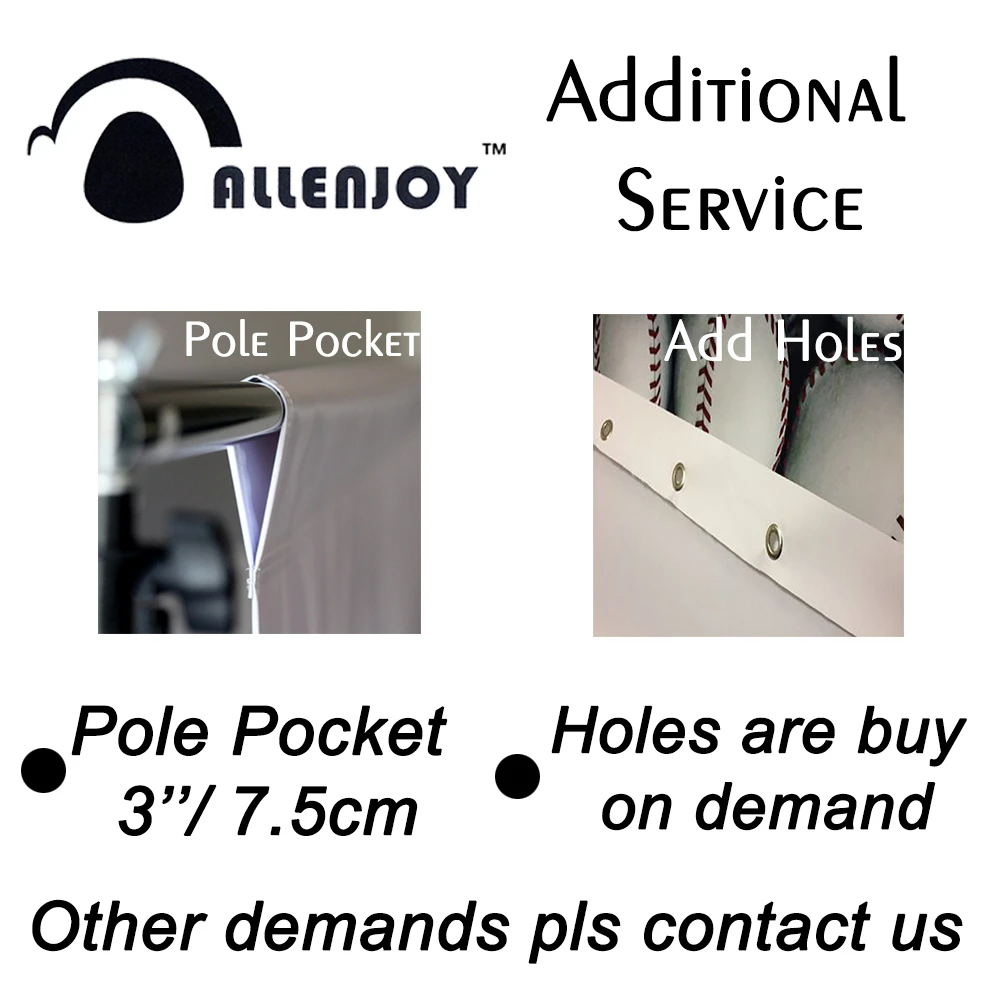 

Allenjoy Pole Pockets and Holes Additional Service