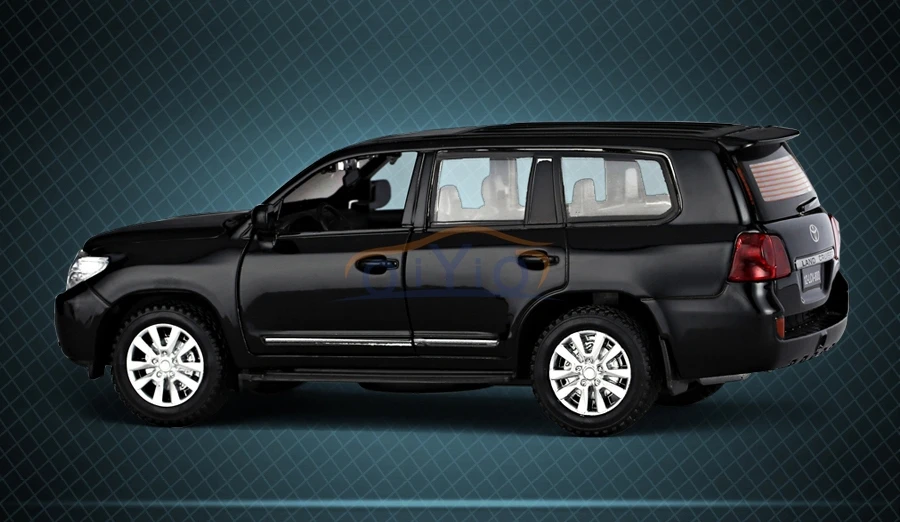 

2015 Super Cool Cars Toy Model TOYOTA LAND CRUISER Continental Model High Quality Pull White or Alloy Electronic Toy Car