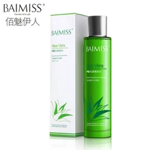 Baimiss алоэ вера тонер сущность ремонт по уходу за кожей лечение акне черноголовых удалить зубов увлажняющий против морщин уход за лицом