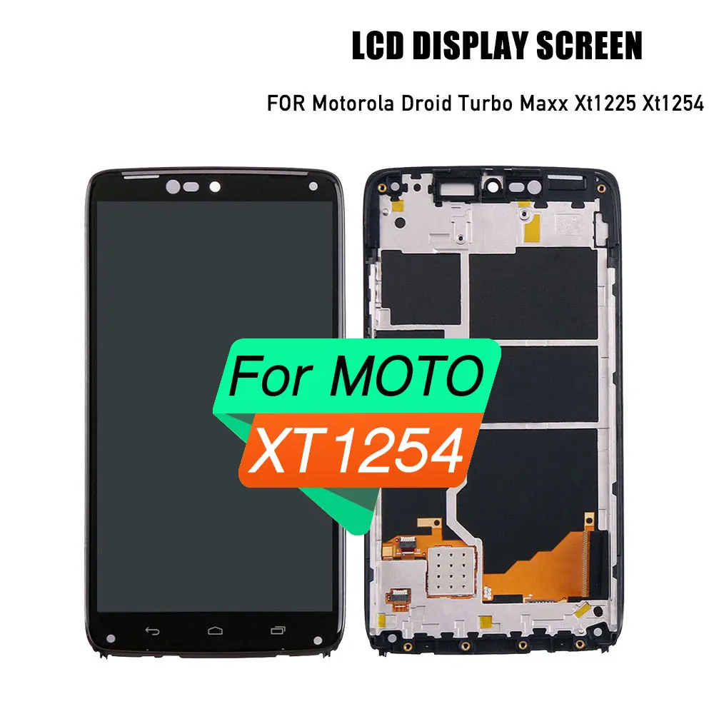 

High quality lcd touch screen for Motorola Droid Turbo Maxx Xt1225 Xt1254 lcd digitizer screen assembly