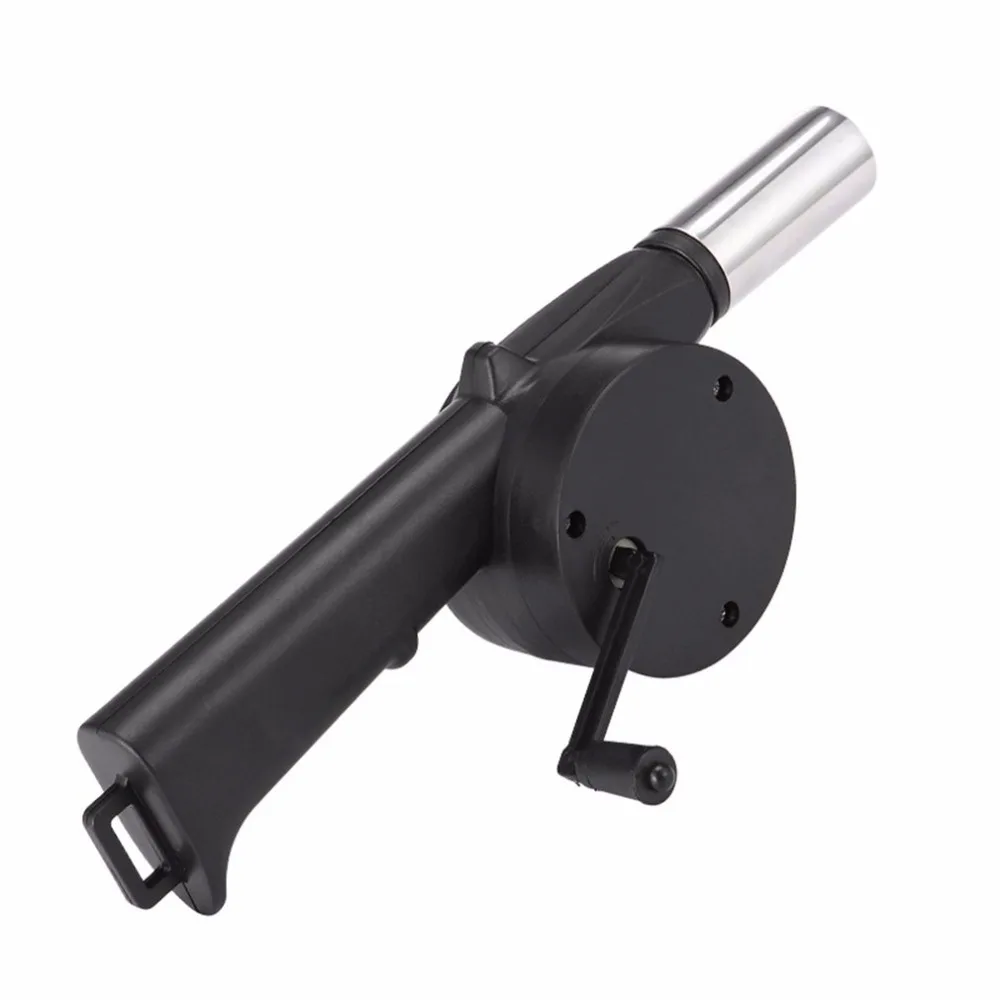 

Outdoor Cooking BBQ Manual Fan Air Blower For Barbecue Fire Bellows Mini Portable Crank Tool For Picnic Camping New Arrival