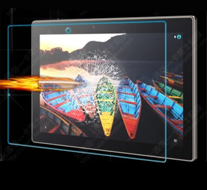 

2Pcs Tempered Glass Screen Protector Film for Lenovo Tab3 Tab 3 10 Business X70F TB3-X70M X103F 10.1" Tablet + Dust Stickers