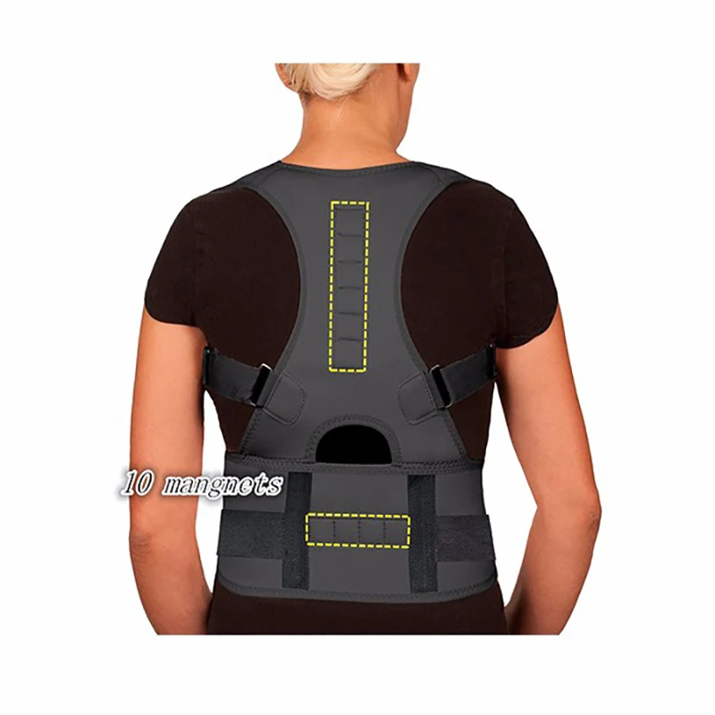 

Magnetic Posture Corrector for Men Women Magnetic Therapy Corset Back Straightener Shoulder Belt Correcteur De Posture AFT-B002