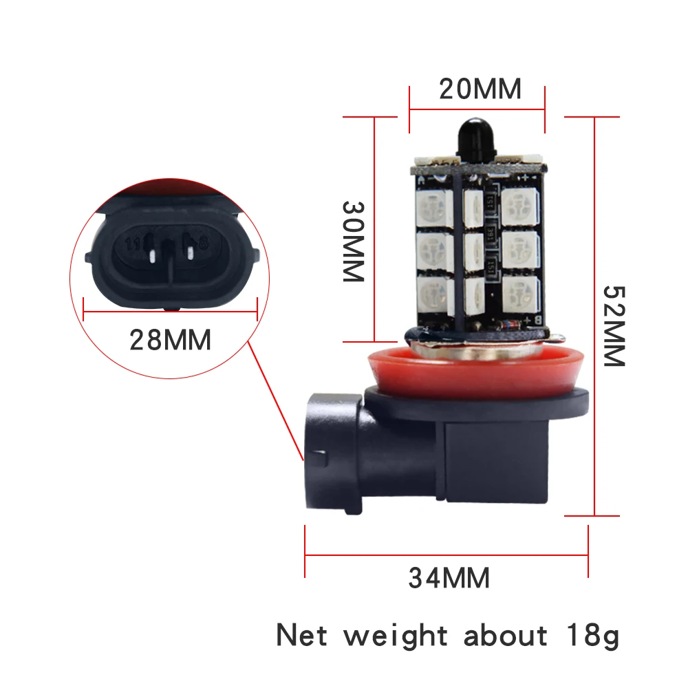 Светодиодный светильник с дистанционным управлением RGB 5050 27SMD 3 pin светодиодный s