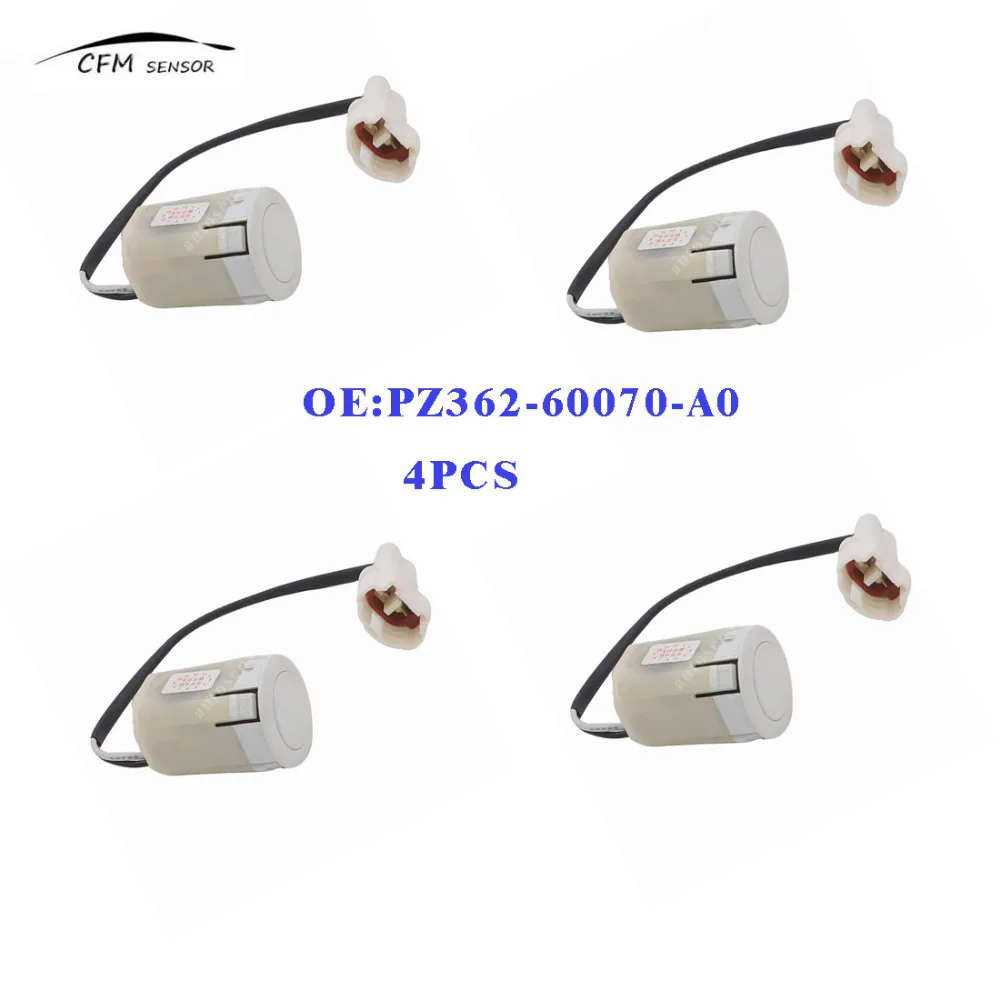 4pcs New PZ362 60070 A0 PDC Reverse Backup Parking Assist Sensor Fits