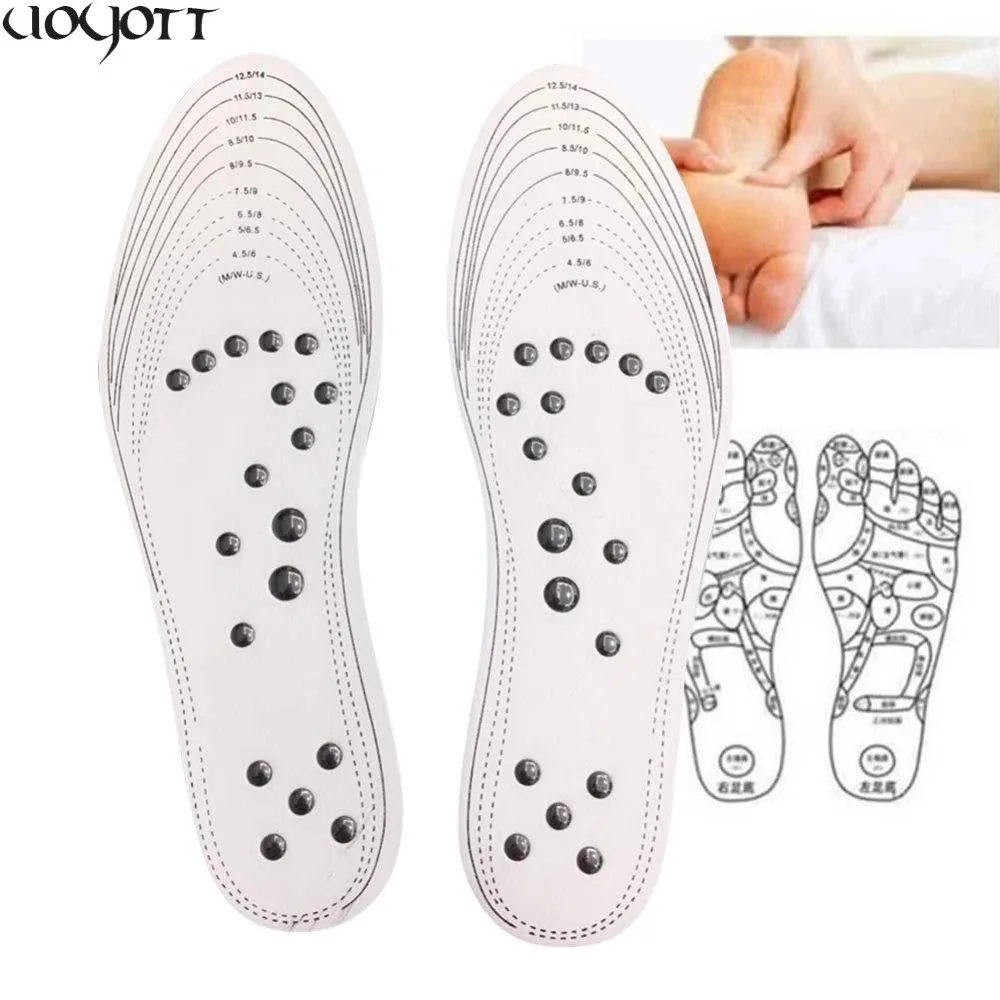 

1 Pair Acupressure Slimming Insoles Foot Massager Therapy For Feet Massage Insole Foot Therapy Reflexology Pain Relief